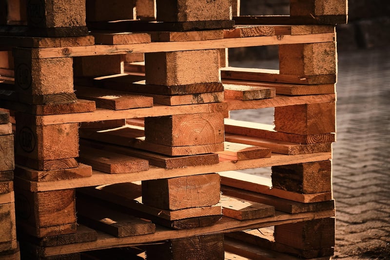 Upcycled pallet furniture